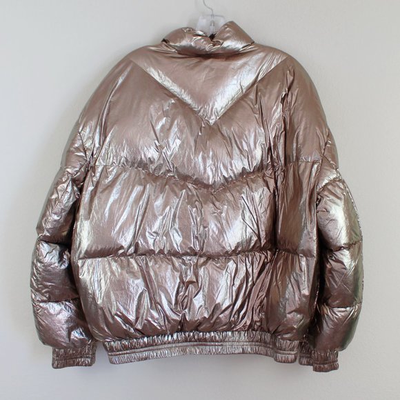 NWT ISABEL MARANT ÉTOILE Kristen Metallic Jacket - Picture 8 of 10